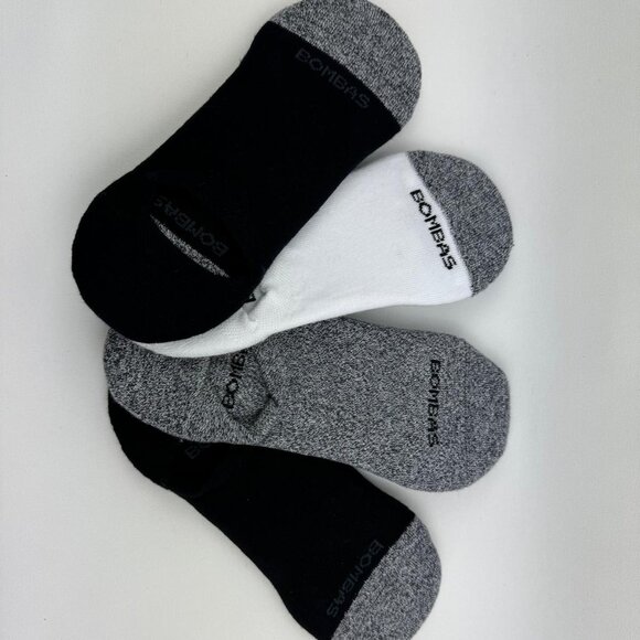 Bombas Cushioned No Show Socks 4-Pack - Picture 2 of 4